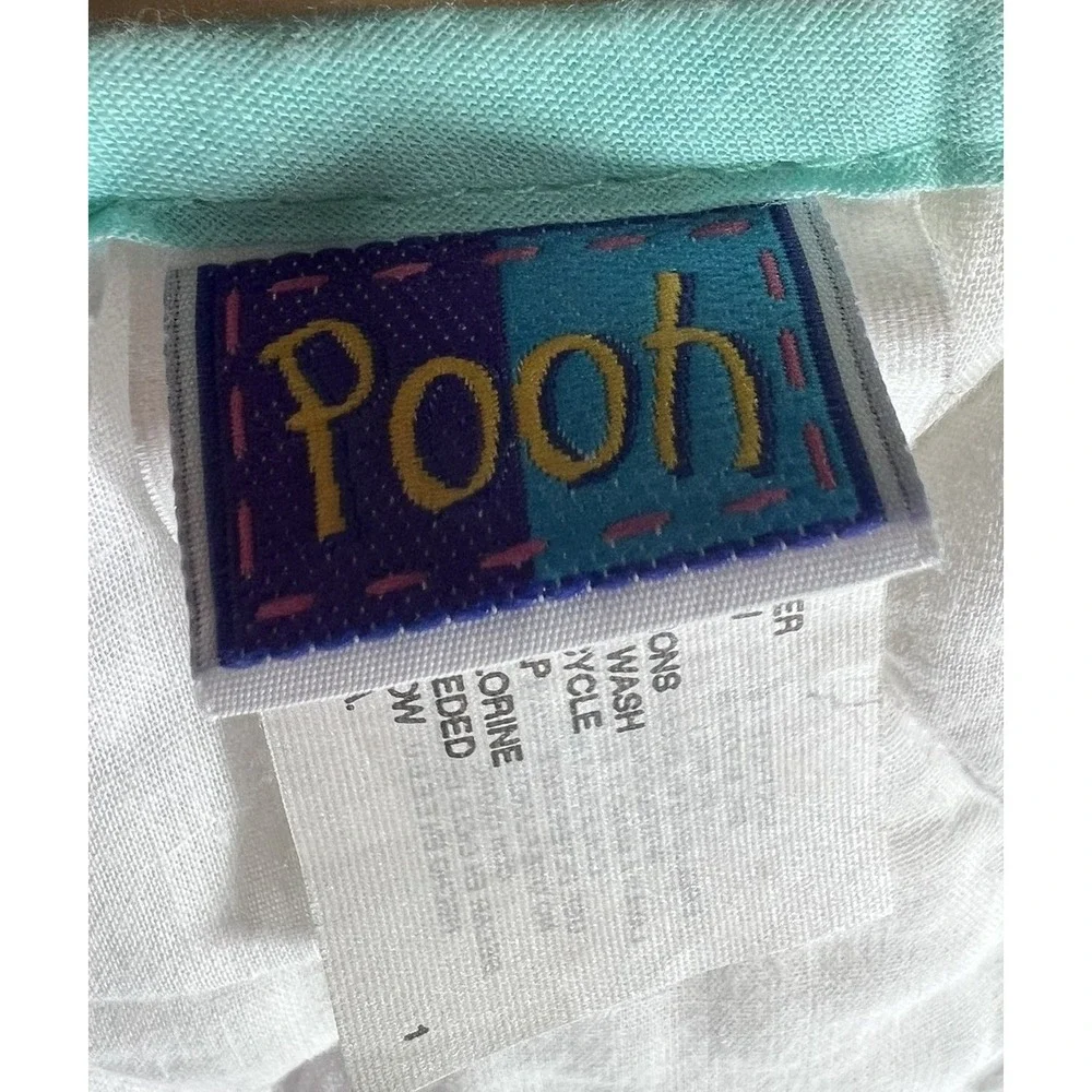 Vtg 1994 Disney Winnie The Pooh Baby Blanket Crib Quilt Tigger Eeyore